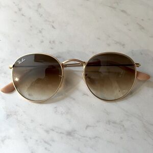 Rayban Round Metal Sunglasses RB3447